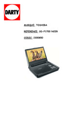 Toshiba SD-P1700SE Mode D'emploi