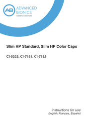 Advanced Bionics Slim HP Standard Mode D'emploi