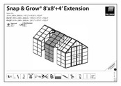 Palram Sna p & Grow 8x8+4 Mode D'emploi