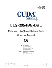 Cuda surgical LLS-2054BE-DBL Manuel De L'opérateur