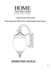 Home Decorators Collection 489 395 Manuel D'instructions