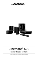 Bose CineMate 520 Notice D'utilisation