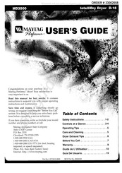 Maytag Performa MD3500 Guide De L'utilisateur