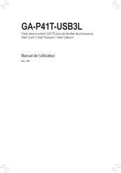 Gigabyte GA-P41T-USB3L Manuel De L'utilisateur