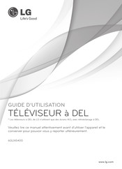 LG 60LN5400 Guide D'utilisation