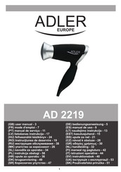 Adler europe AD 2219 Mode D'emploi