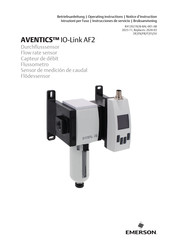 Emerson AVENTICS IO-LINK AF2 Notice D'instruction