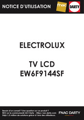 Electrolux EW6F9144SF Notice D'utilisation