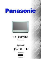 Panasonic Quintrix F TX-28PK3D Mode D'emploi