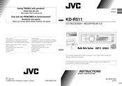 JVC KD-R511 Manuel D'instructions