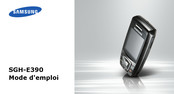 Samsung SGH-E390 Mode D'emploi