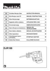 Makita DJR188ZJ Manuel D'instructions