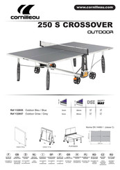 Cornilleau 250 S CROSSOVER Instructions De Montage