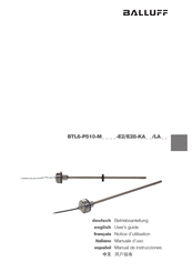 Balluff BTL6-P510-M-E2/E28-KA/LA Serie Notice D'utilisation