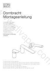Dornbracht 27 412 845-FF 0050 Instructions De Montage