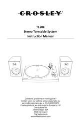 Crosley T150C Manuel D'utilisation