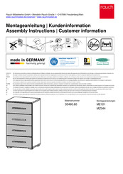 Rauch M2101 33490.60 Instructions De Montage