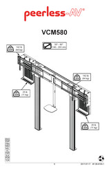 peerless-AV VCM580 Mode D'emploi