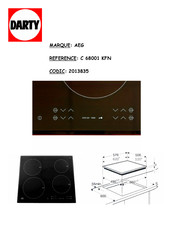 AEG 68001KF-AN Instructions De Montage Et Mode D'emploi