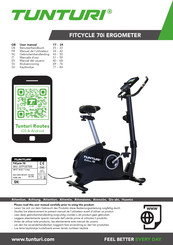 Tunturi FITCYCLE 70i ERGOMETER Manuel De L'utilisateur