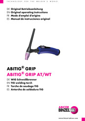 Abicor Binzel ABITIG GRIP AT/WT Mode D'emploi D'origine