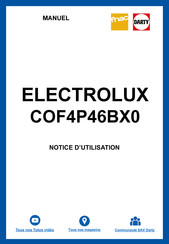 Electrolux COF4P46BX0 Notice D'utilisation