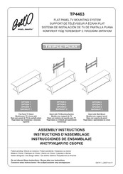 Bell'O TRIPLE PLAY TP4463 Instructions D'assemblage