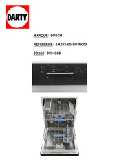 Bosch SMI53M26EU Notice D'utilisation