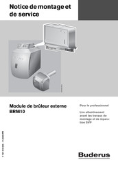 Buderus BRM10 Notice De Montage Et De Service