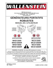 Wallenstein WCS12000R Manuel De L'utilisateur