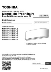 Toshiba MMK-UP0121DHPL-E Manuel Du Propriétaire