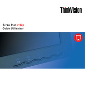 Lenovo ThinkVision L192p Guide De L'utilisateur
