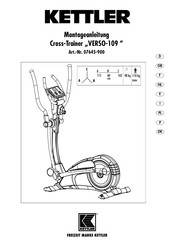 Kettler VERSO-109 Instructions De Montage