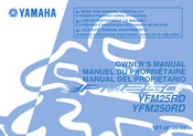 Yamaha YFM250 Manuel Du Propriétaire