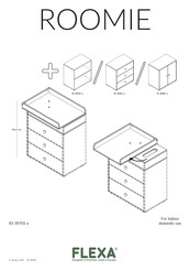 Flexa ROOMIE 81-39201 Serie Instructions De Montage