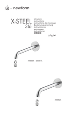 newform X-STEEL 316 29482X Instructions De Montage