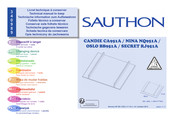 Sauthon CANDIE CA951A Instructions De Montage