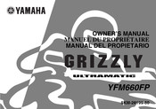 Yamaha GRIZZLY Ultramatic 2001 Manuel Du Propriétaire