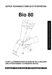 Caravaggi Bio 80 Notice Technique