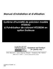Harvest TEC HT200A2 Manuel D'installation Et D'utilisation