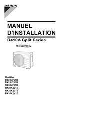 Daikin RX20K2V1B Manuel D'installation