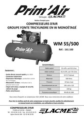 Lacme Prim'Air WM 55/500 Notice D'emploi