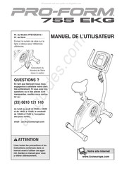 Pro-Form PFEVEX3916.1 Manuel De L'utilisateur