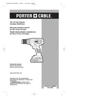 Porter Cable PCL180D Manuel D'instructions