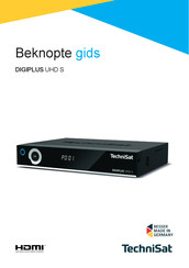 TechniSat DIGIPLUS UHD S Guide Rapide