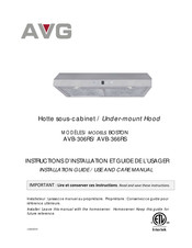 AVG BOSTON AVB-306RS Instructions D'installation Et Guide De L'usager