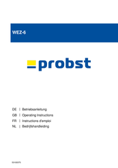 probst WEZ-6 Instructions D'emploi