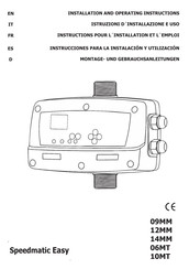 Coelbo Speedmatic Easy 14MM Instructions Pour L'installation Et L'emploi