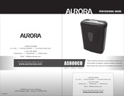 Aurora AS800CD Mode D'emploi