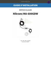Nikrans MA-600GDW Guide D'installation